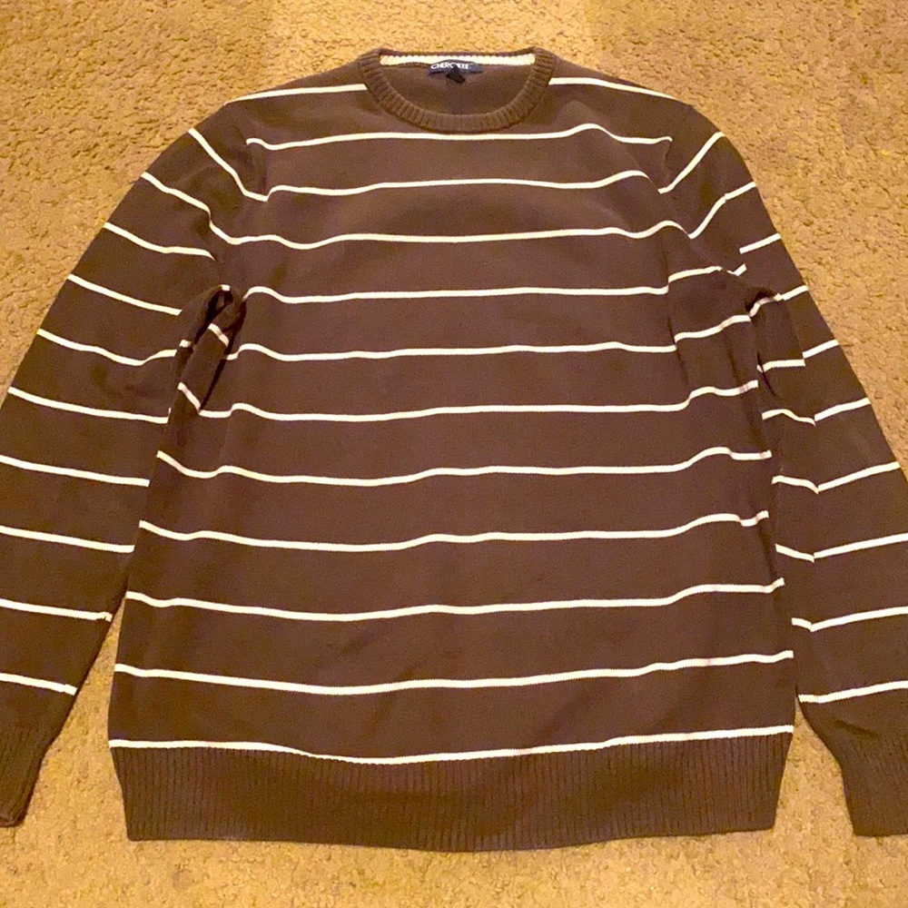 Cherokee Crewneck Striped Sweater
